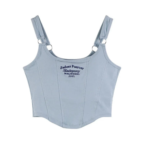 1pc Letter Print Cotton Women Small Breast Bras Hot Girls Wear Casual