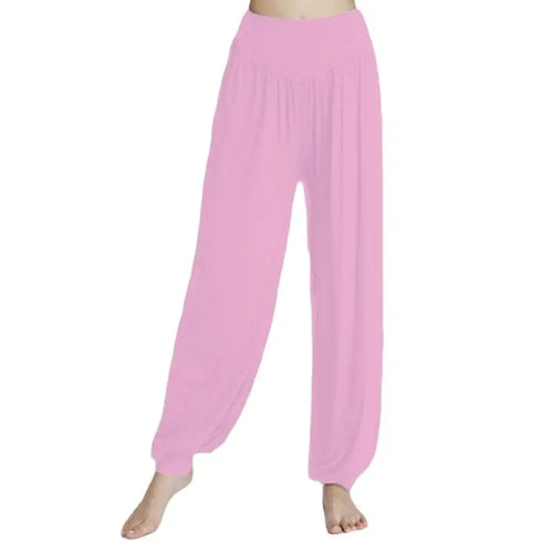 2023 High Waist Loose Yoga Pants Plus Candy Color Bloomers Fashion