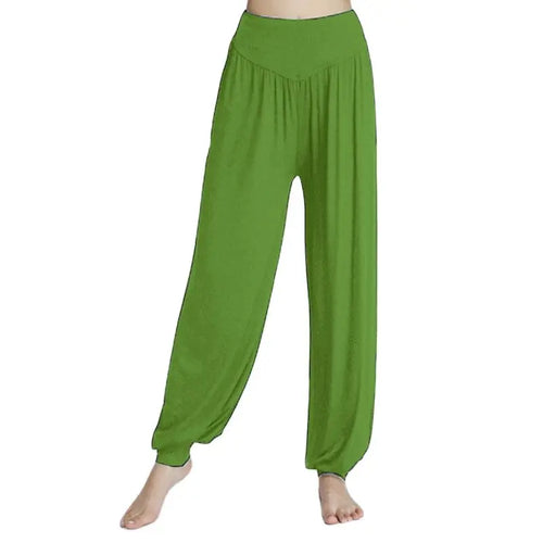 2023 High Waist Loose Yoga Pants Plus Candy Color Bloomers Fashion